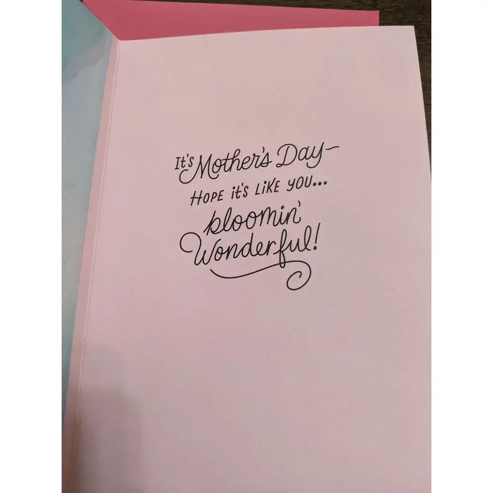 Musical New Hallmark mother's day card blooming wonderful sunflower music move